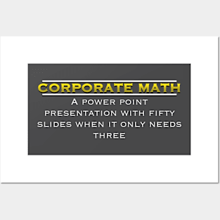 Corporate Math: The Hilarious Hypocrisy Unveiled Posters and Art